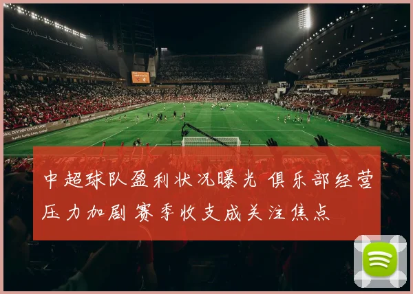 中超球队盈利状况曝光 俱乐部经营压力加剧 赛季收支成关注焦点